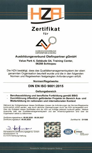 Zertifikat ISO